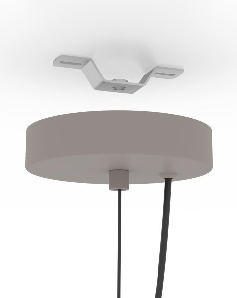 Eglo 900159 - Lustr na lanku CAMASCA 1xE27/40W/230V šedá