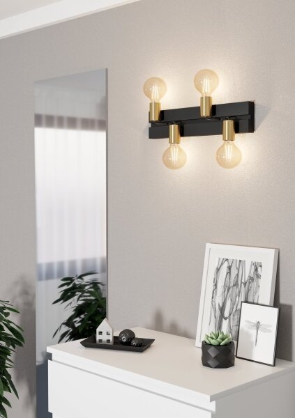 Eglo 900509 - Stropní svítidlo MACCHIONE 4xE27/10W/230V