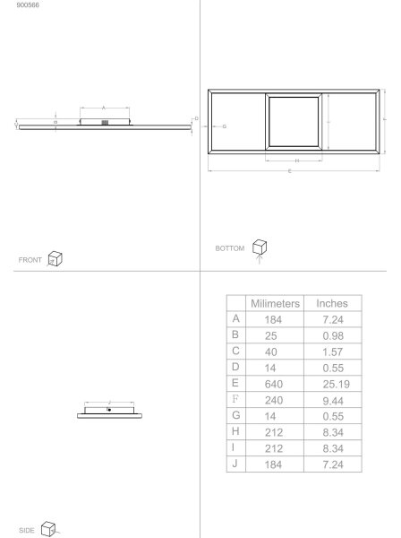 Eglo 900566 - LED RGBW Stmívatelné stropní svítidlo CALAGRANO-Z LED/21W/230V