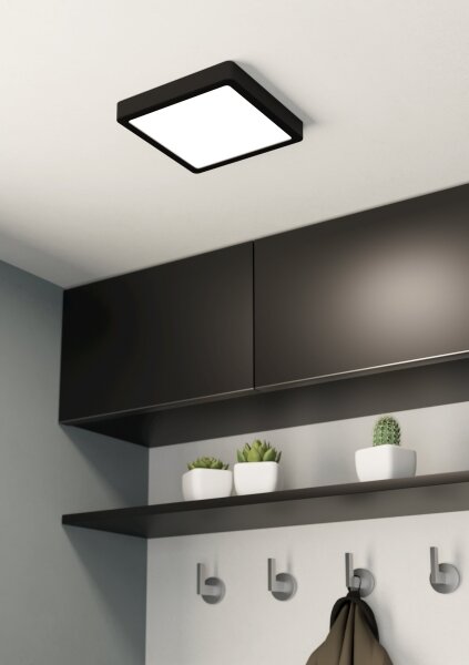 Eglo 900587 - LED Stmívatelné stropní svítidlo FUEVA LED/17W/230V černá