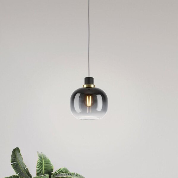 Eglo 99616 - Lustr na lanku OILELLA 1xE27/40W/230V šedá