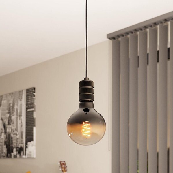 Eglo 43801 - Lustr na lanku YORTH 1xE27/40W/230V černá