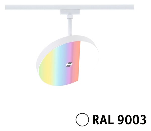 PAULMANN URail lištový spot Smart Home Zigbee 3.0 Hildor RGBW 7,5W RGBW+ stmívatelné 230V bílá