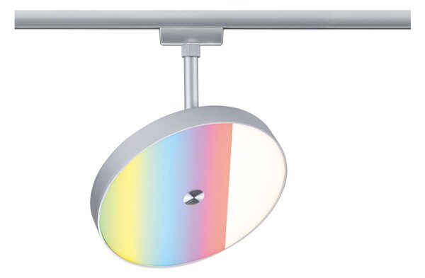 PAULMANN URail lištový spot Smart Home Zigbee 3.0 Hildor RGBW 7,5W RGBW+ stmívatelné 230V matný chrom