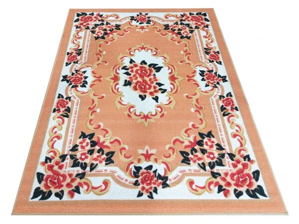 Makro Abra Kusový koberec Dynastia 01 Oranžový Rozměr: 200x290 cm