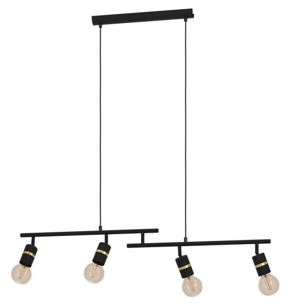 Eglo 900177 - Lustr na lanku LURONE 4xE27/10W/230V