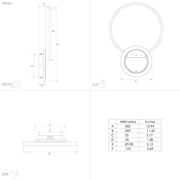 Eglo 900421 - LED Stmívatelné stropní svítidlo GAFARES LED/15W/230V černá + DO