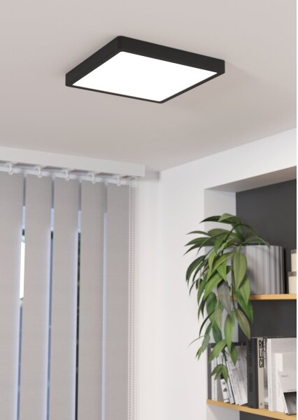Eglo 900588 - LED Stmívatelné stropní svítidlo FUEVA LED/20,5W/230V černá