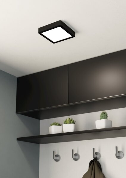 Eglo 900643 - LED Koupelnové stropní svítidlo FUEVA LED/11W/230V IP44 černá