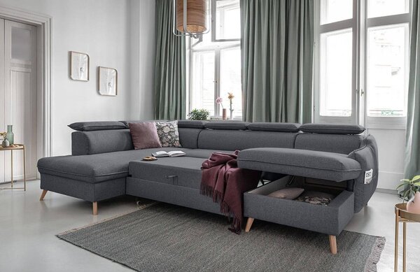 -25 % Dny MOMENTI– Miuform Rozkládací pohovka Sweet Harmony 321 cm, levá