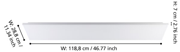 Eglo 900706 - LED Stropní svítidlo TURCONA LED/32W/230V