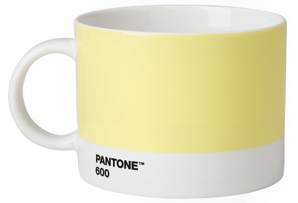 Světle žlutý porcelánový hrnek Pantone Light Yellow 600 475 ml