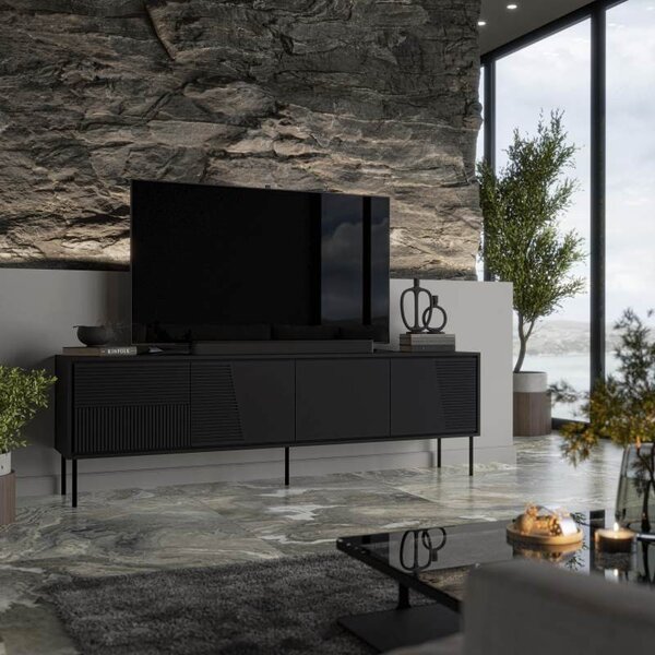 HALMAR TV stolek ABI 200 cm černý