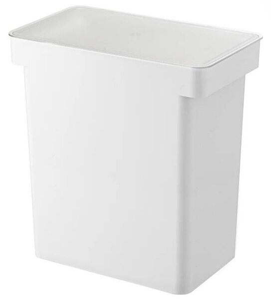Bílý plastový zásobník krmiva Yamazaki Tower 25 l
