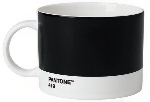 Černý porcelánový hrnek Pantone Black 419 475 ml