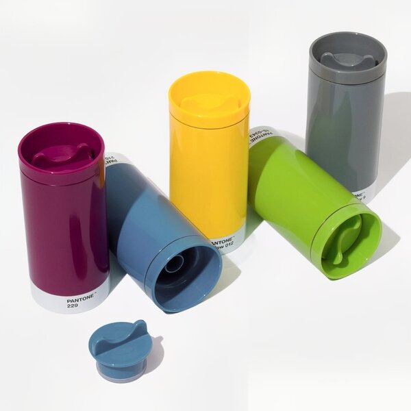 Šedý kovový termohrnek Pantone Cool Gray 9 430 ml