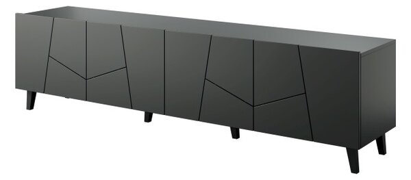 HALMAR TV stolek Etna 200 cm černý