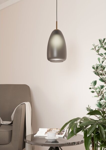 Eglo 900506 - Lustr na lanku ALOBRASE 1xE27/40W/230V