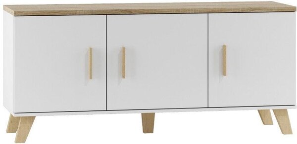 HALMAR TV stolek Lotta I 150 cm dub sonoma/bílý