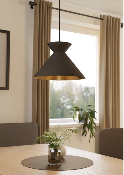 Eglo 900347 - Lustr na lanku NASTASIA 1xE27/40W/230V