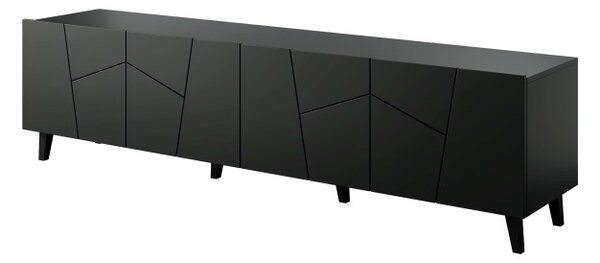 HALMAR TV stolek Etna 200 cm černý