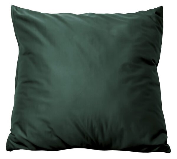 Polášek Povlak na polštářek z bavlněného saténu - Dark green | 50 x 50 cm