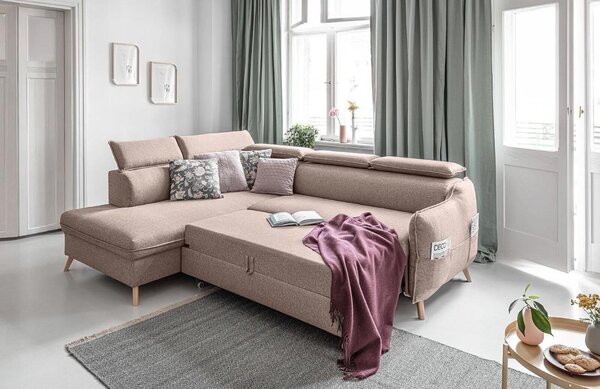 -25 % Dny MOMENTI– Miuform Rozkládací pohovka Sweet Harmony 253 cm, levá
