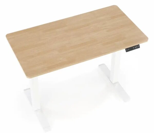 HALMAR Výškově nastavitelný psací stůl BOSSY dub artisan/bílý