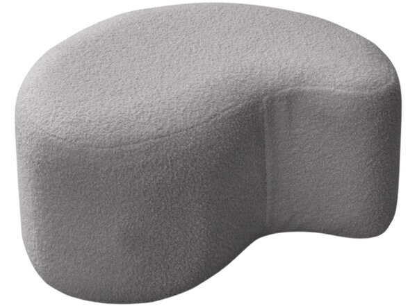 -25 % Dny MOMENTI– Šedý čalouněný taburet Miuform Miuf 64 x 68 cm