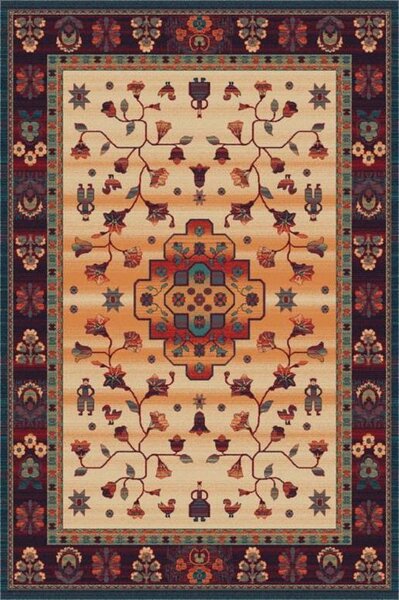 Kusový koberec vlněný Agnella Agnus Tacuba Tmavě Béžový Rozměr: 200x300 cm