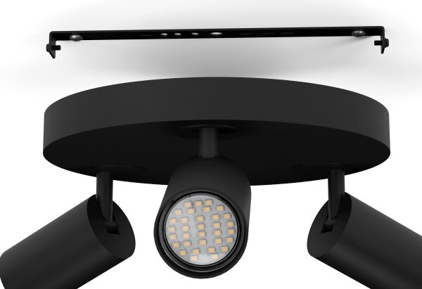 Eglo 900336 - LED RGBW Stmívatelné bodové svítidlo TELIMBELA-Z 3xGU10/4,9W/230V