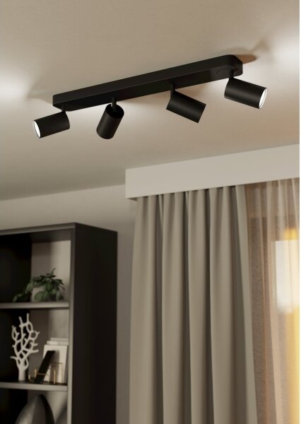 Eglo 900337 - LED RGBW Stmívatelné bodové svítidlo TELIMBELA-Z 4xGU10/4,9W/230V