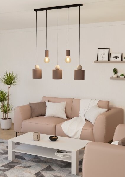 Eglo 900346 - Lustr na lanku GAZZOLA 5xE27/40W/230V