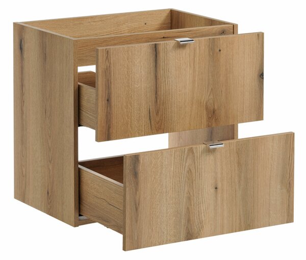 Comad Závěsná skříňka pod umyvadlo Nova Oak 90 cm dub coast evoke