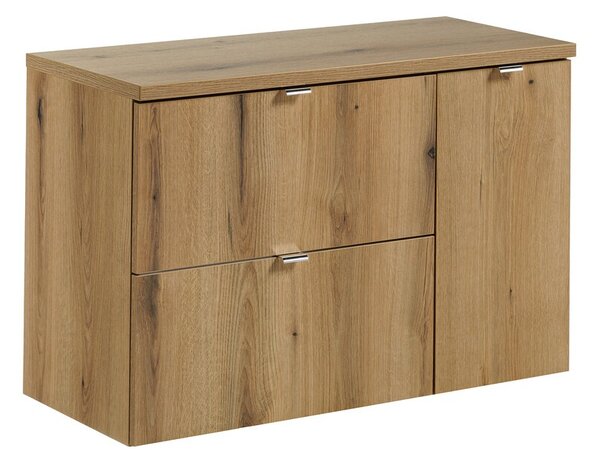Comad Závěsná skříňka pod umyvadlo Nova Oak 90 cm dub coast evoke