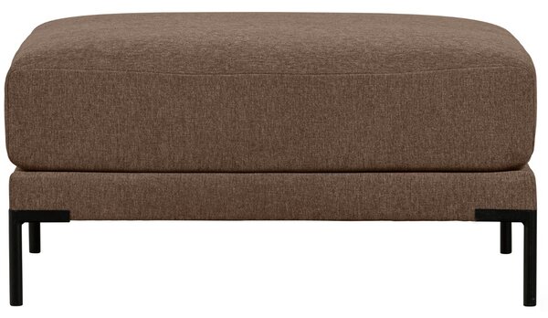 -25 % Dny MOMENTI– WOOOD Tmavě hnědá látková podnožka Coulee 100 x 50 cm