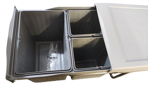 Gollinucci Vestavný odpadkový koš Linea 292 - 1x16 2x7,5 litrů