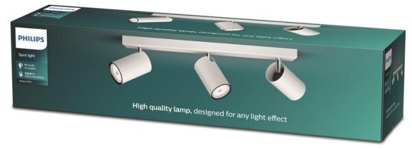 Philips - Bodové svítidlo KOSIPO 3xGU10/5,5W/230V bílá