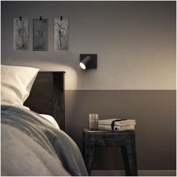 Philips - Bodové svítidlo RUNNER 1xGU10/20W/230V černá