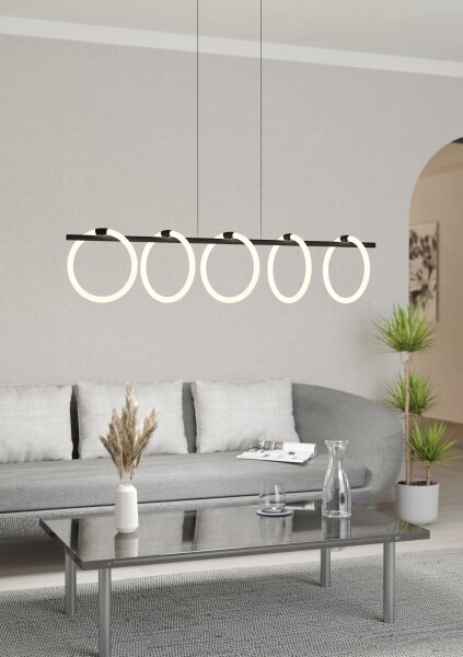 Eglo 900563 - LED Lustr na lanku CARANACOA 5xLED/7W/230V