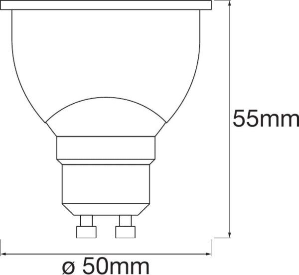 LED Stmívatelná žárovka SMART+ GU10/5W/230V 2700K - Ledvance