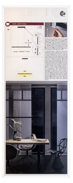 Paulmann 79693 - LED/42W Stmívatelný lustr na lanku LENTO 230V černá