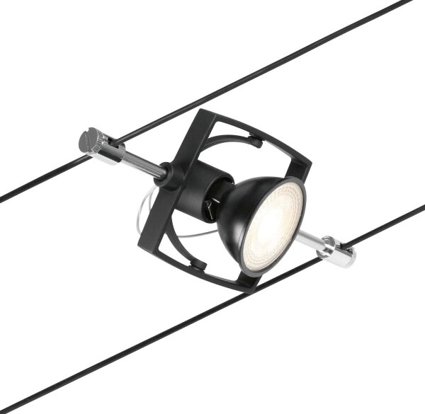 Paulmann 94434 - SADA 5xGU5,3/10W Bodové svítidlo MAC 230V černá