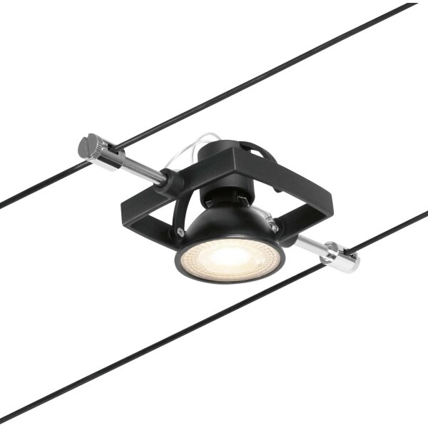 Paulmann 94434 - SADA 5xGU5,3/10W Bodové svítidlo MAC 230V černá
