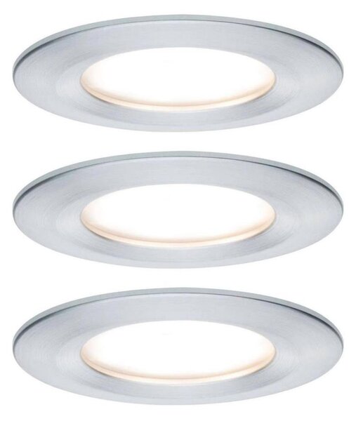 Paulmann 93462 - SADA 3xLED/6W IP44 Koupelnové podhledové svítidlo NOVA 230V