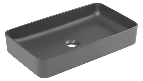 Comad Závěsná skříňka Devon s deskou a umyvadlem 100 cm dub shetland/grafit