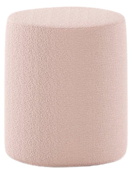 Růžová bouclé stolička Vipack Moon 41,5 cm