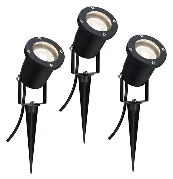 Paulmann 98897 - SADA 3xLED GU10/3,5W IP65 Venkovní lampa 230V