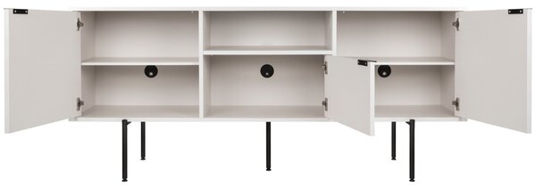 Noo.ma Šedá komoda Bau 180 x 50 cm