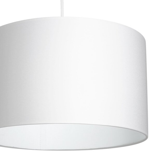 Lustr na lanku ARDEN 1xE27/60W/230V pr. 40 cm bílá